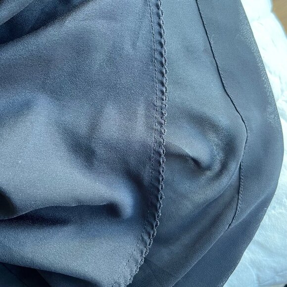 Anthropologie HD in Paris Sheer Flowy Black Dress | Size 4 - Picture 10 of 10